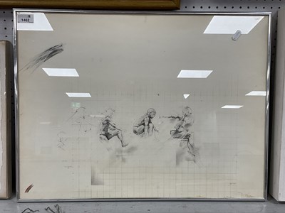 Lot 1462 - T.A. Wilson, Study for Afternoon Tea Party,...