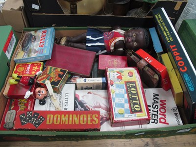 Lot 1086 - Old Games and Toys, including dolls, card...