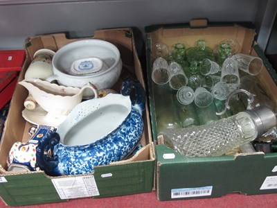 Lot 1122 - Glassware and ceramics, including large...