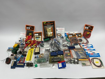 Lot 592 - A quantity of model railway electrical...