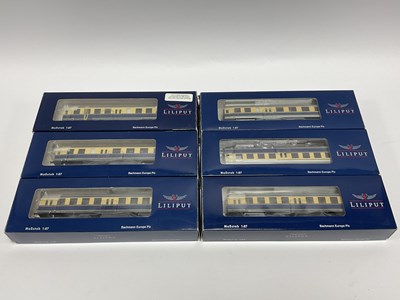 Lot 547 - Six boxed Liliput HO scale OBB (Austrian...