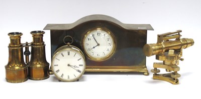 Lot 1402 - Brassware, including a vintage Swiss-made...