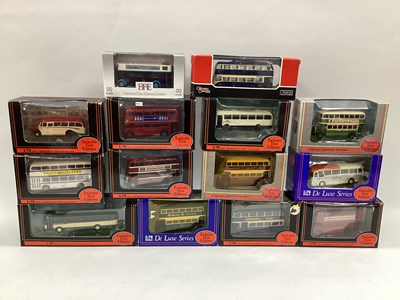 Lot 630 - Fourteen 1:76th scale diecast model buses by...