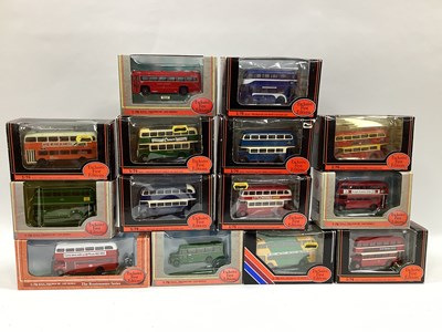 Lot 677 - Fourteen 1:76th scale diecast model buses by...