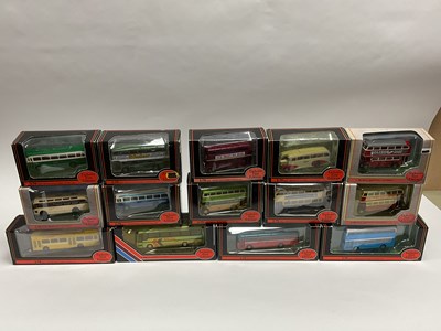 Lot 547 - Fourteen 1:76th scale diecast model buses by...