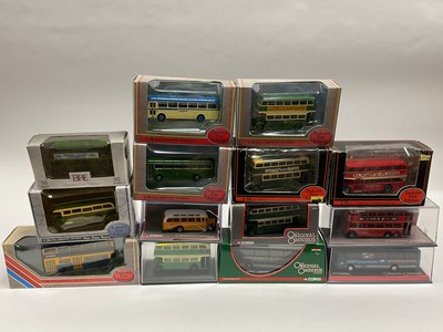 Lot 567 - Fourteen 1:76th scale diecast model buses by...
