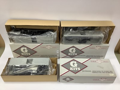 Lot 806 - Three boxed Bachmann G scale Stock Car kits...