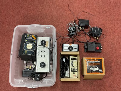 Lot 441 - A quantity of model railway control equipment...
