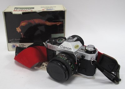 Lot 1377 - A Circa 1984 Canon AE-1 Program 35mm SLR Film...