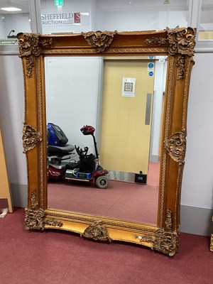 Lot 1455 - Large Bevelled Overmantle Mirror Circa Late XX...
