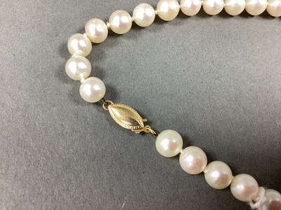 Lot 76 - A Single Strand Pearl Bead Necklace, of...