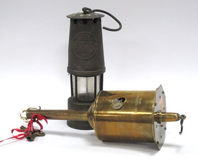 Lot 1406 - An antique Salter roasting spit bottle jack,...