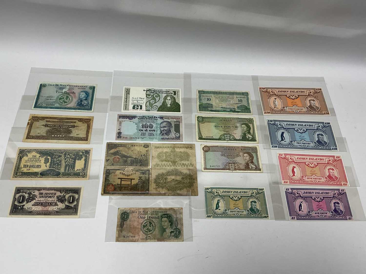 Lot 478 - Collection Of World Banknotes, includes India,...