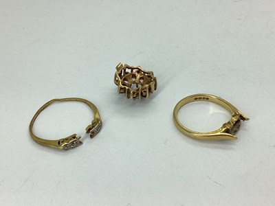 Lot 88 - Damaged / Scrap; An 18ct Gold Ring Shank...
