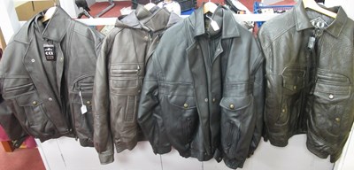 Lot 1187 - CCA Italy Style Leather Jackets XL and XXXL in...