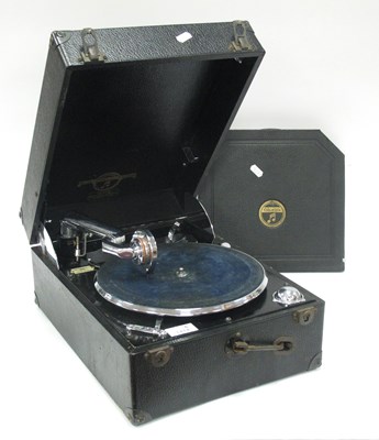 Lot 1414 - Columbia Grafonola Portable Record Player for...