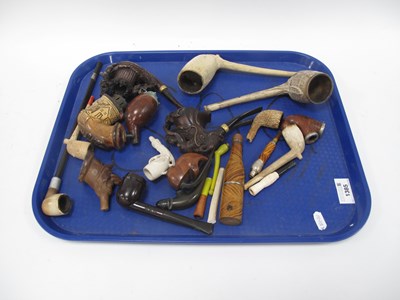 Lot 1385 - Smoker's Pipes, including Wunup, clog, clay...