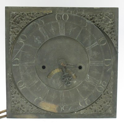 Lot 1419 - Latham of Wigan Brass Long Case Clock Dial.