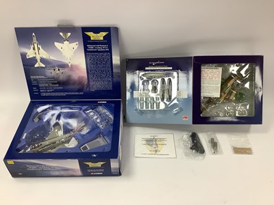 Lot 624 - Two 1:72nd scale diecast model military...