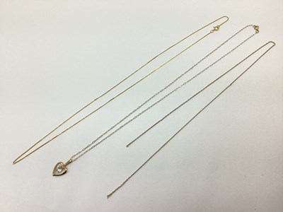 Lot 101 - A Dainty Openwork Heart Shape Pendant, with...