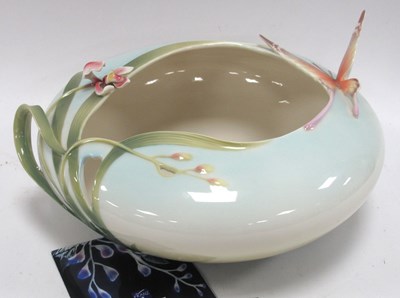Lot 1243 - Franz Porcelain Large Bowl in The Butterfly...