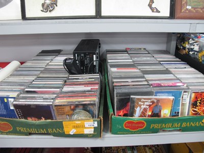Lot 1116 - Denon CD Receiver, a quantity of CDs varying...