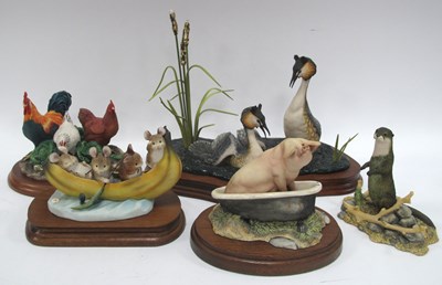 Lot 1253 - Boarder Fine Arts 'Lunch at the Savoy', 'Hog...