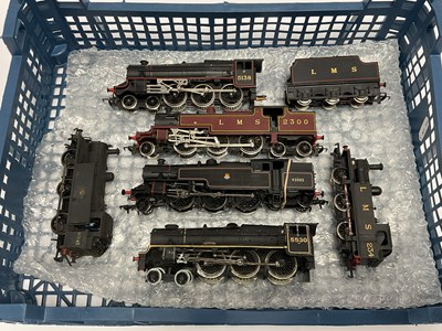 Lot 562 - Six 00 gauge LMS locomotives: a Bachmann...