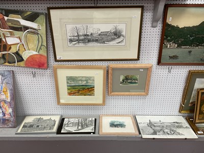 Lot 1479 - Brian Edwards, (Sheffield Artist) 'Curbar',...