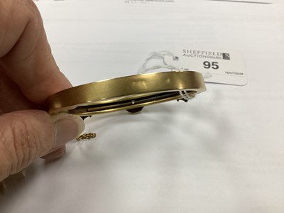 Lot 95 - An Antique Style Diamond Set Hinged Bangle,...