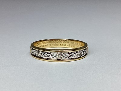 Lot 55 - A 9ct Gold Half Eternity Style Ring, of...