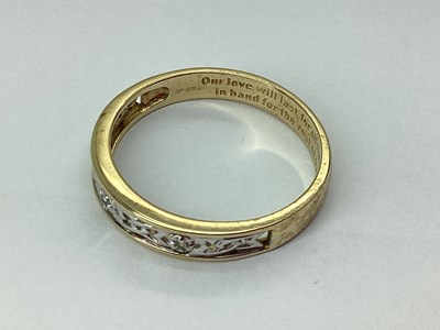 Lot 55 - A 9ct Gold Half Eternity Style Ring, of...