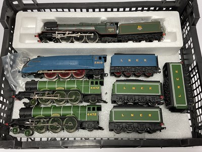 Lot 731 - Four 00 gauge LNER Pacific locomotives: a...