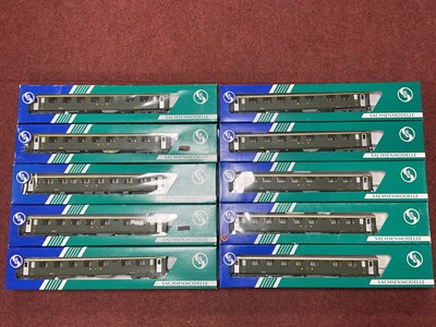 Lot 421 - Ten boxed HO scale Sachsenmodelle BLS (Swiss...