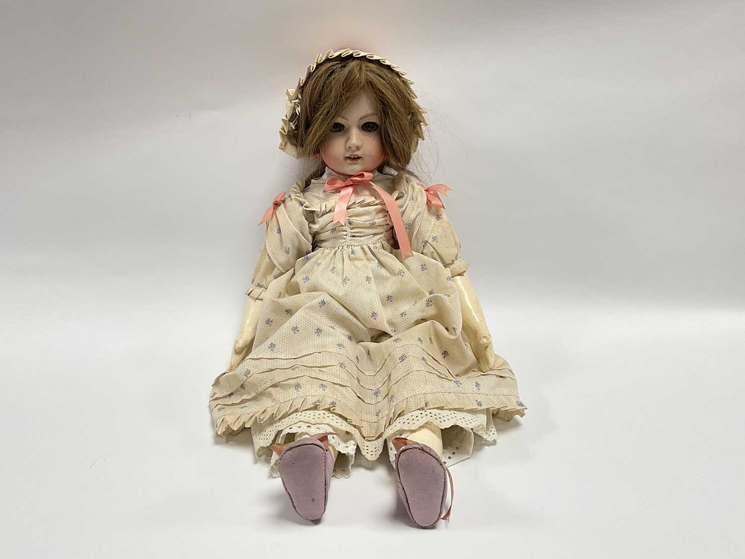 Lot 355 - A Gerbruder Heubach German Bisque Headed Doll,...