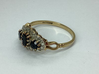 Lot 54 - A Modern 9ct Gold Stone Set Dress Ring,...