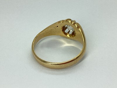 Lot 45 - An 18ct Gold Chester Hallmarked Single Stone...