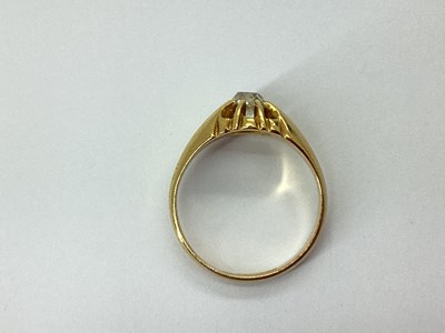 Lot 45 - An 18ct Gold Chester Hallmarked Single Stone...