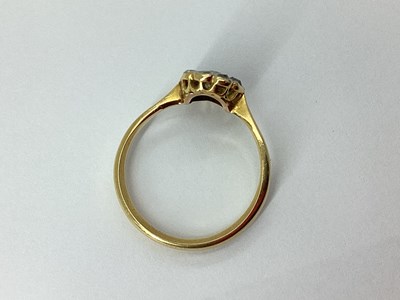 Lot 50 - An Old Cut Diamond Set Cluster Ring, of...
