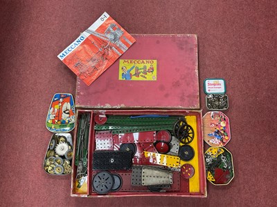 Lot 589 - A Post War Selection of Meccano, contained in...