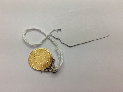 Lot 184 - An 1878 USA Two And A Half Dollar Coin, (worn),...
