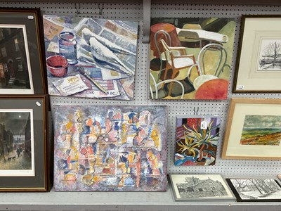 Lot 1480 - Colin Dent (1932 - 2025) Four Oil and Mixed...
