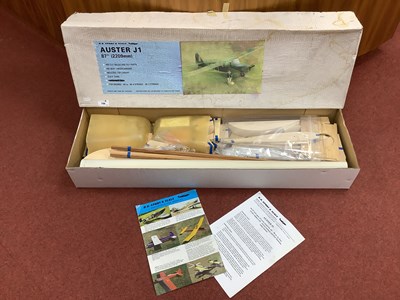 Lot 706 - A D.B. Sport & Scale Auster J1 Balsa Wood...