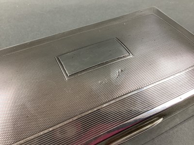 Lot 7 - A Hallmarked Silver Cigarette Box, Charles S...