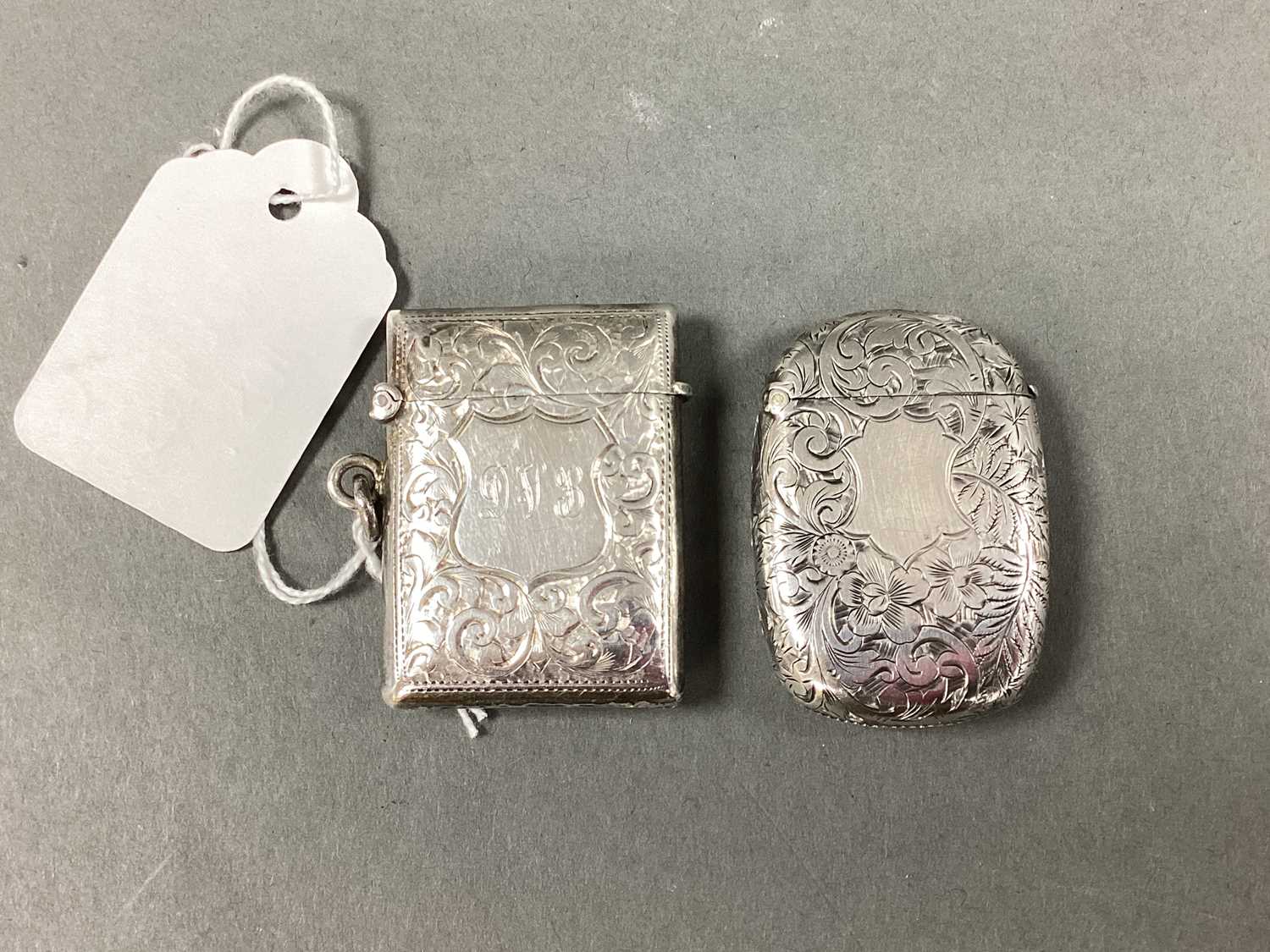 Lot 24 - A Hallmarked Silver Vesta Case, T H Hazlewood...