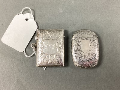 Lot 24 - A Hallmarked Silver Vesta Case, T H Hazlewood...