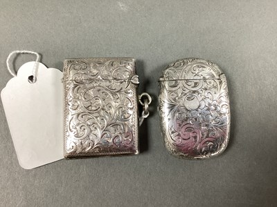 Lot 24 - A Hallmarked Silver Vesta Case, T H Hazlewood...