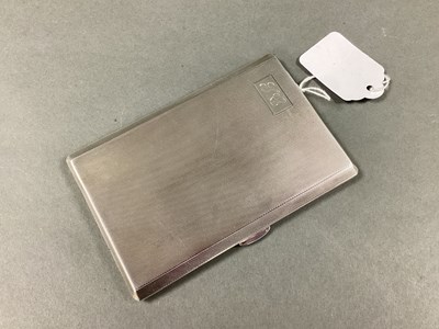 Lot 9 - A Hallmarked Silver Cigarette Case, Walker &...