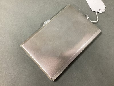 Lot 9 - A Hallmarked Silver Cigarette Case, Walker &...