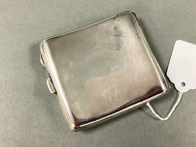 Lot 11 - A Hallmarked Silver Cigarette Case, William...